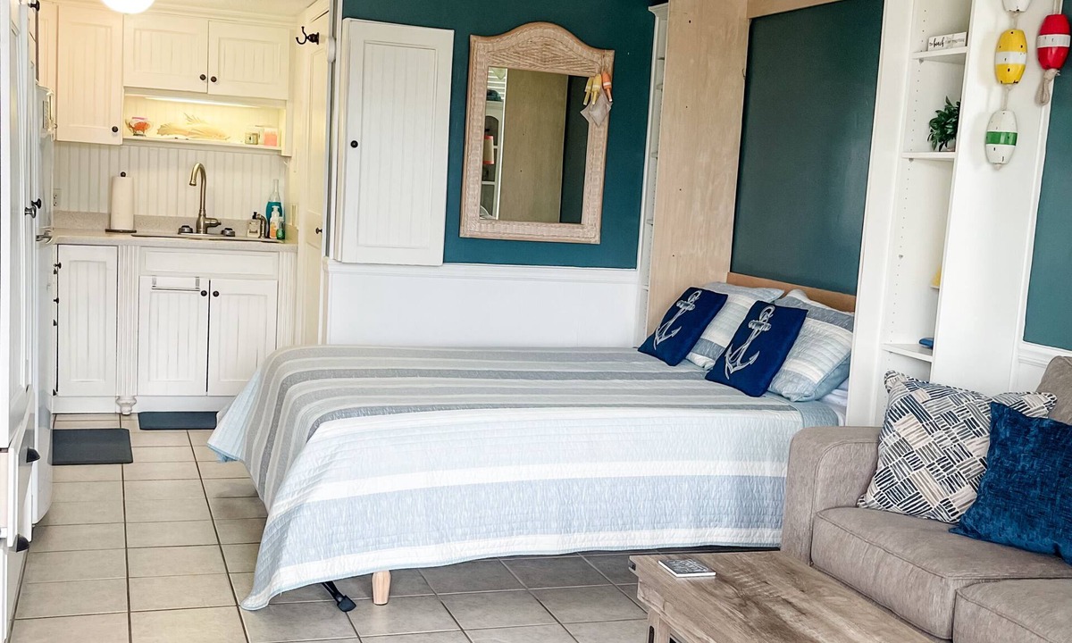 Atlantic Beach アパートメント | NEW LISTING〜ビーチ＆サウンドアクセス付きビューティフルボーグショアーズスタジオコンドミニアム