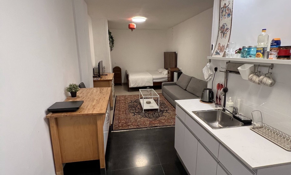 Florentin アパートメント | Modern Double Bed Apartment in Central Tel Aviv – 10 Min to Beach, Free Wi-Fi