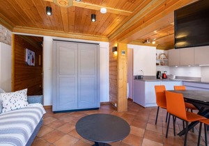 300m from resort center, 1st floor, view resort, balcony, ski locker, 44m², Méribel-Mottaret