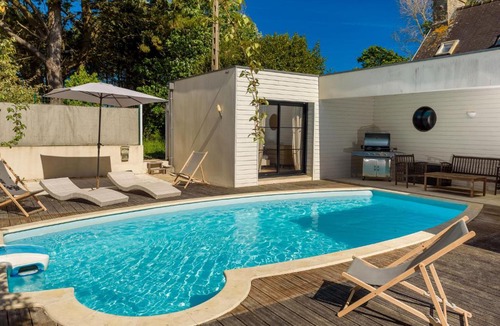 Pont-l'Abbe ヴィラ | Beautiful Breton villa with private pool and large garden, 6 km from the coast