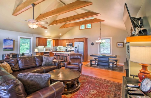 Boone 一軒家 | Mtn View Home w / Grill 5分からBlue Ridge Pkwy！