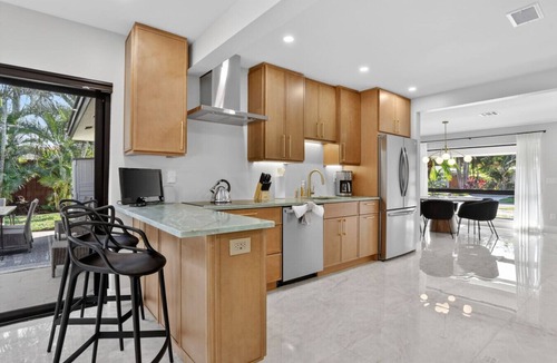 Garden Isles 一軒家 | Newly Renovated Pompano 2BR/2BA Home w/Heated Pool