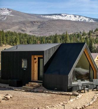A-Frame Cliffside Studio Cabins in South Fork