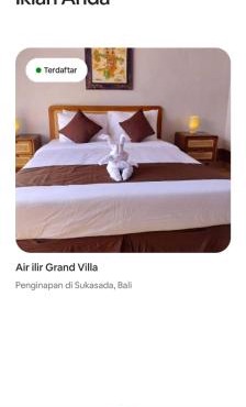 Air ilir grand villa in Gitgit