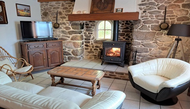 Breton Stone Cottage by Sandy Beaches