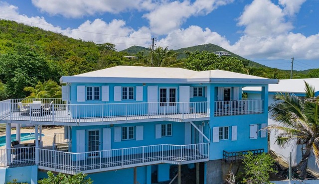 Cliffside at Cane Bay - 3 bed/ 4 bath seaside home with private pool.