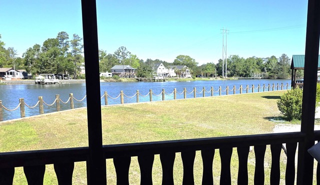 Cozy Cabin 3 on the ICW Waterfront. Book your Spring and Summer vacations NOW!