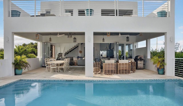 C House Villa. Beautiful 5 bedroom house in Long Bay Hills, Providenciales