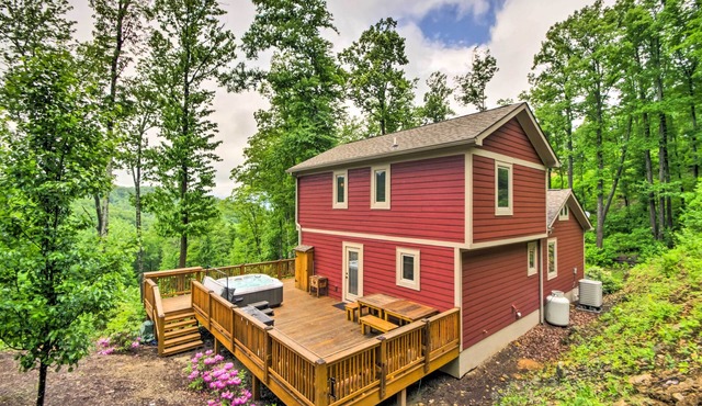 Mtn View Home w / Grill 5分からBlue Ridge Pkwy！