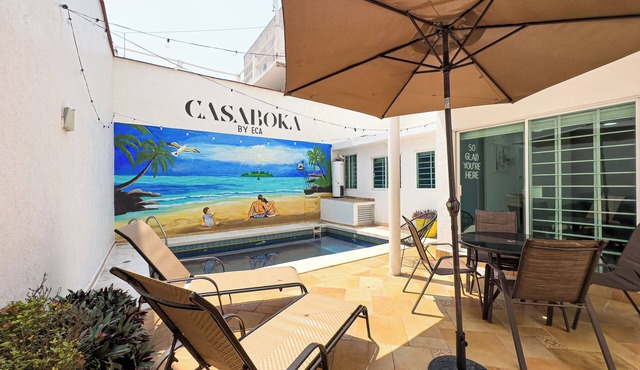 Spacious 5-bedroom house with AC, WiFi near to the beach